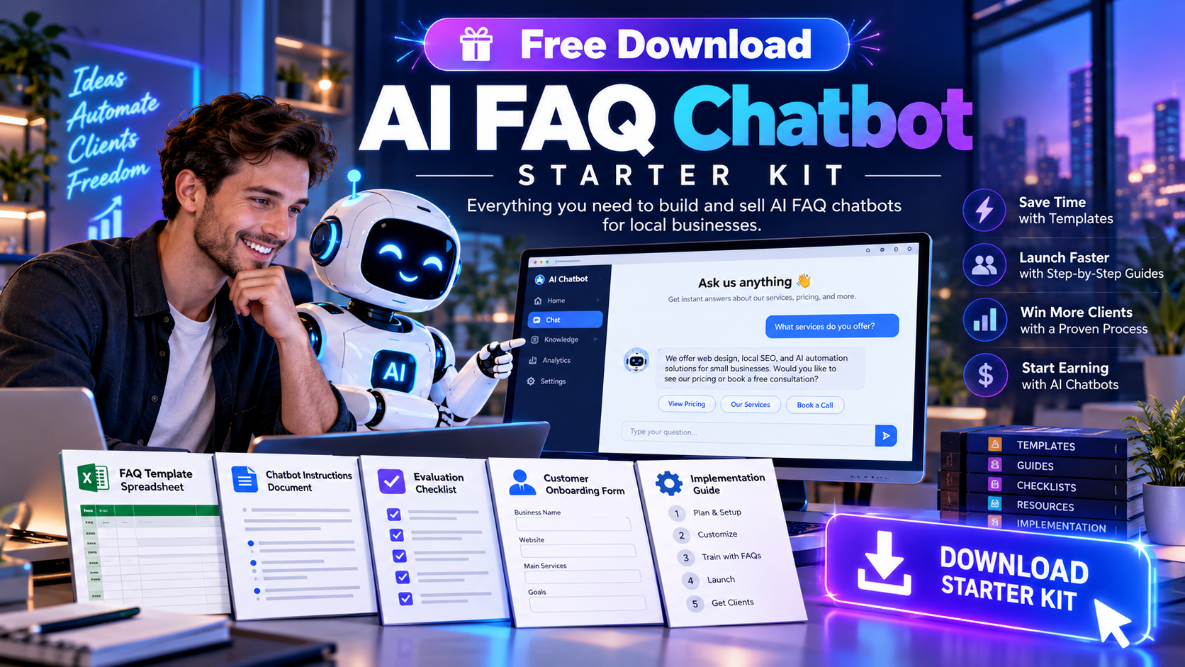 Free Download: AI FAQ Chatbot Starter Kit
