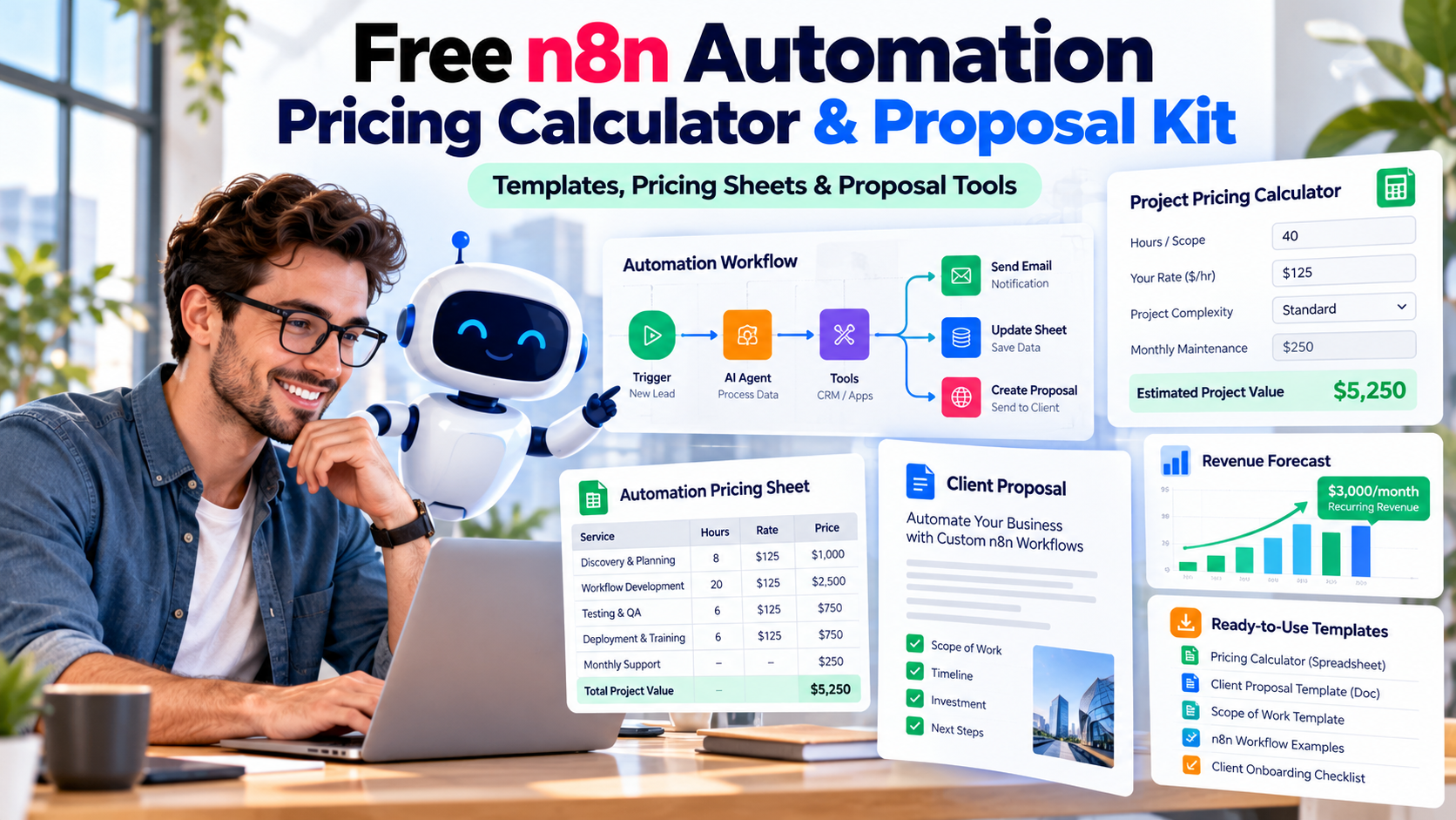 Free Download: n8n Automation Pricing Calculator & Proposal Kit