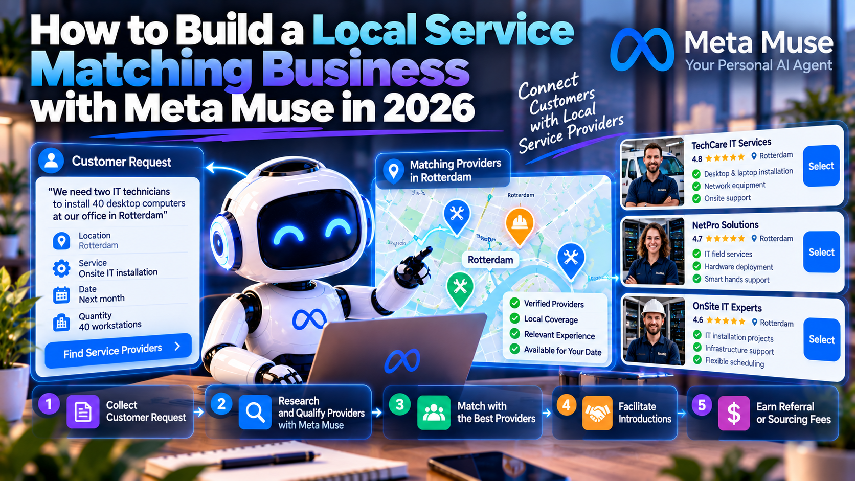 How to Build a Local Service Matching Business with Meta Muse in 2026