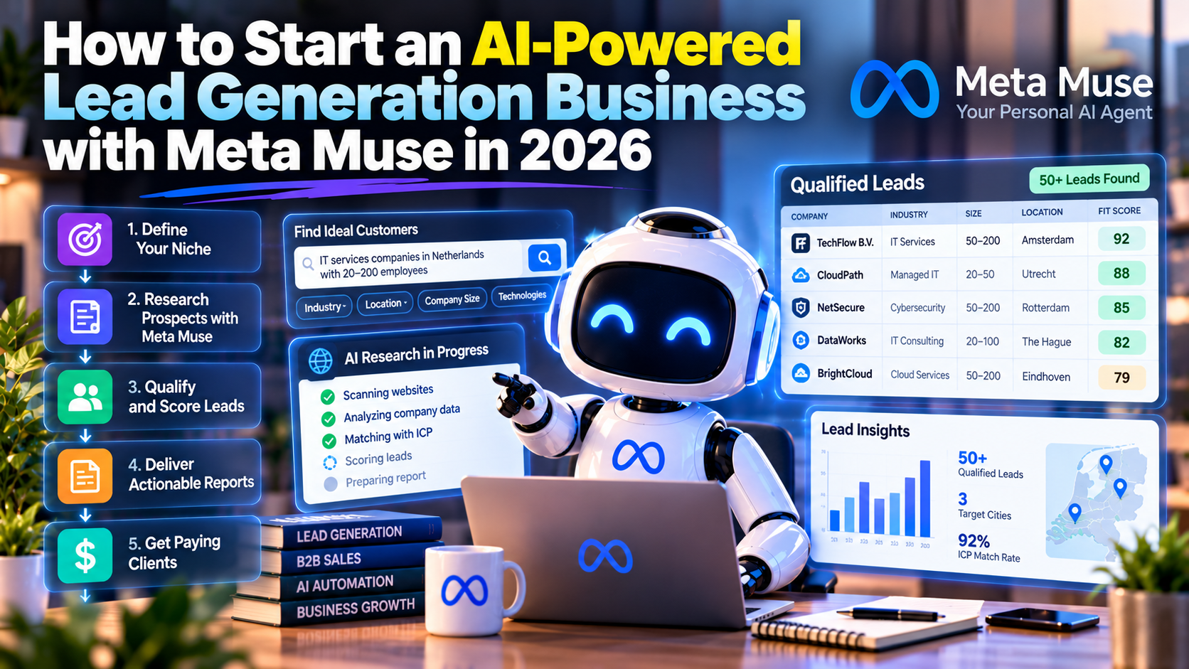 How to Start an AI-Powered Lead Generation Business with Meta Muse in 2026