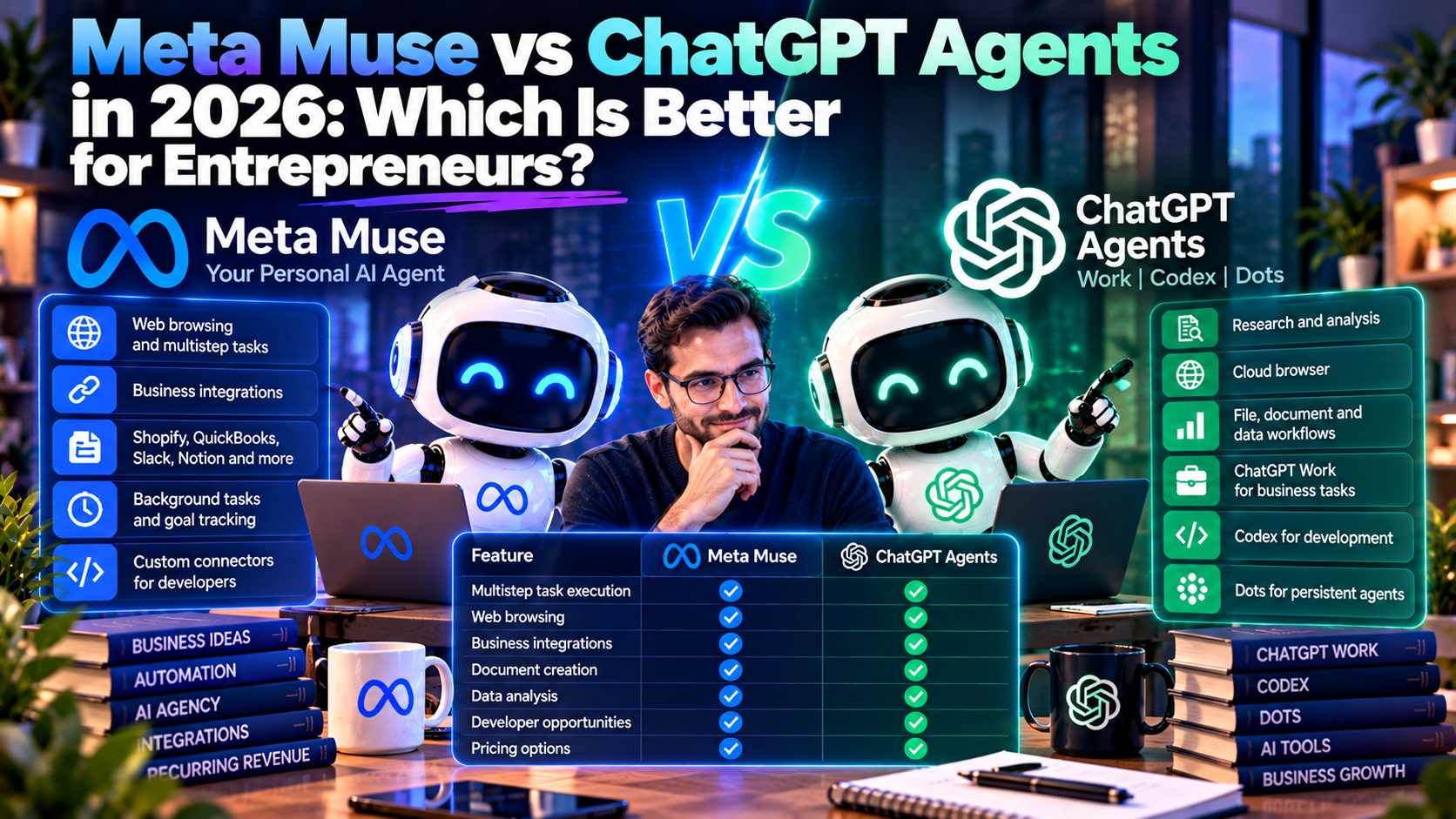 Meta Muse vs ChatGPT Agents in 2026: Which Is Better for Entrepreneurs?